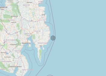 Terremoto Philippines [Sea] – Magnitudo 6.8