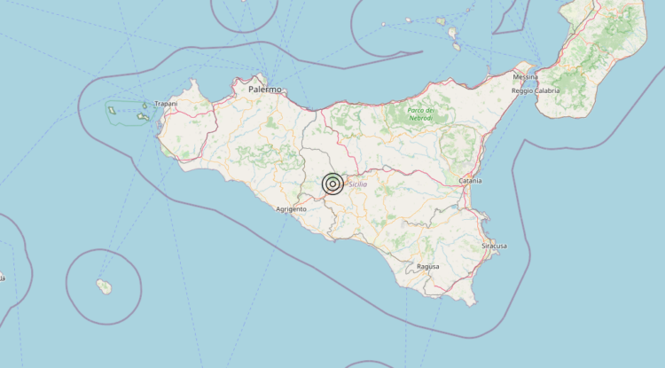 Terremoto 6 km SE Serradifalco (CL) – Magnitudo 3.4