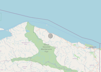 Terremoto Irian Jaya, Indonesia [Land: Indonesia] – Magnitudo 6.5