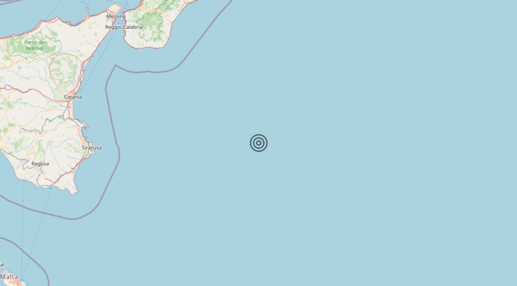 Terremoto Mar Ionio Meridionale (MARE) – Magnitudo 3.3