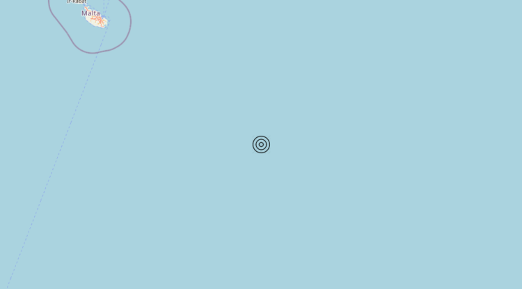 Terremoto Malta [Sea] – Magnitudo 4.8