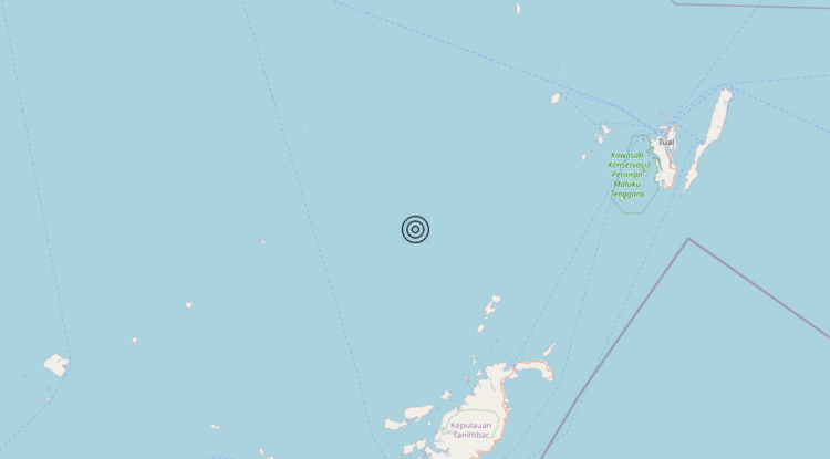 Terremoto Indonesia [Sea] – Magnitudo 5.6