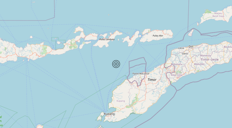 Terremoto Indonesia [Sea] – Magnitudo 6.2