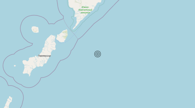 Terremoto Kuril Islands, Russia [Sea: Russia] – Magnitudo 5.8