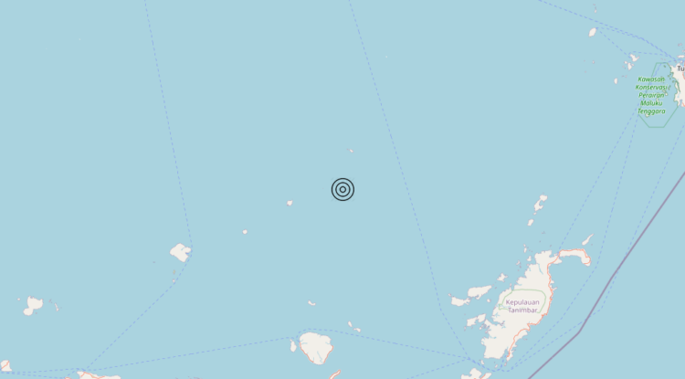 Terremoto Indonesia [Sea] – Magnitudo 6.5