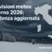 Previsioni meteo inverno 2026: tendenza aggiornata