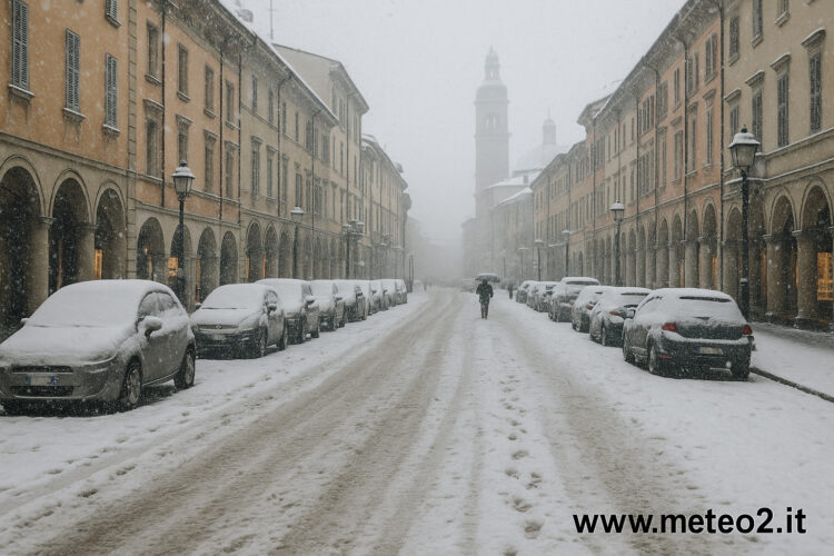 Meteo: neve quasi in pianura al Nord. Bufere in Appennino. Ecco dove.