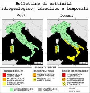 Bollettino di allerta meteo del 06/11/2025