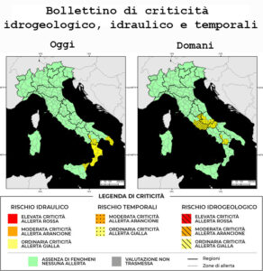 Bollettino di allerta meteo del 19/11/2025