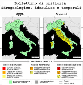 Bollettino di allerta meteo del 23/11/2025