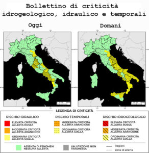 Bollettino di allerta meteo del 26/11/2025