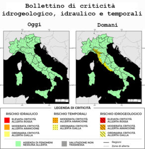 Bollettino di allerta meteo del 30/11/2025