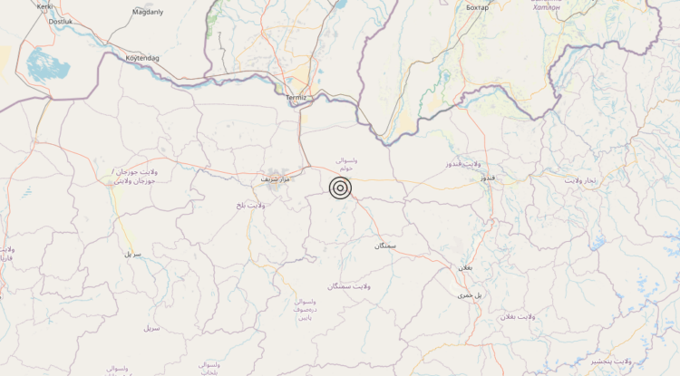 Terremoto Afghanistan [Land] – Magnitudo 6.4