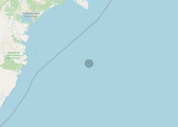 Terremoto Off east coast of Kamchatka Peninsula, Russia [Sea: Russia] – Magnitudo 6.1