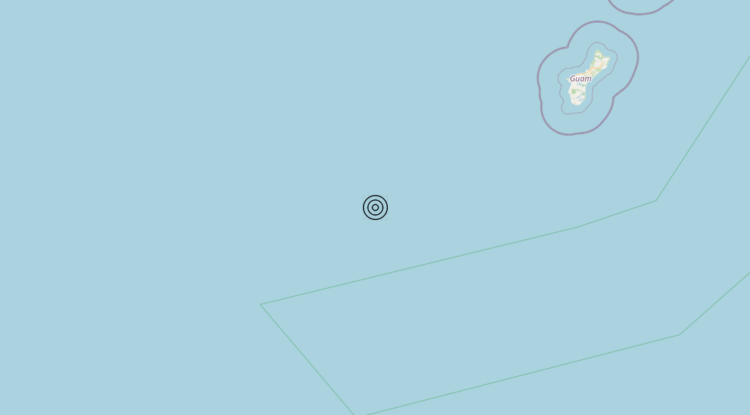 Terremoto Northern Mariana Islands-Guam [Sea] – Magnitudo 6.0