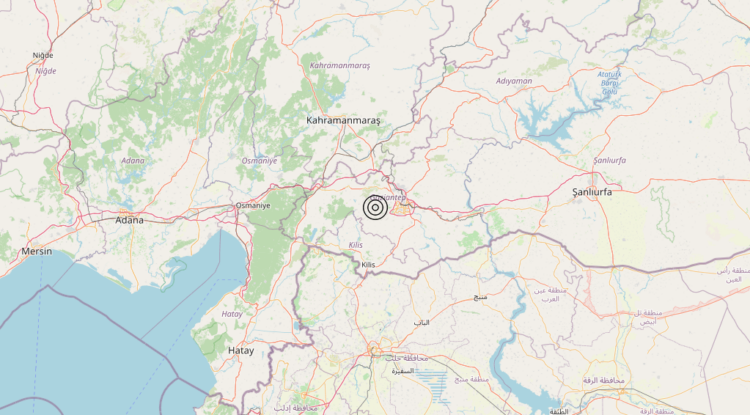 Terremoto Turkey [Land] – Magnitudo 4.5