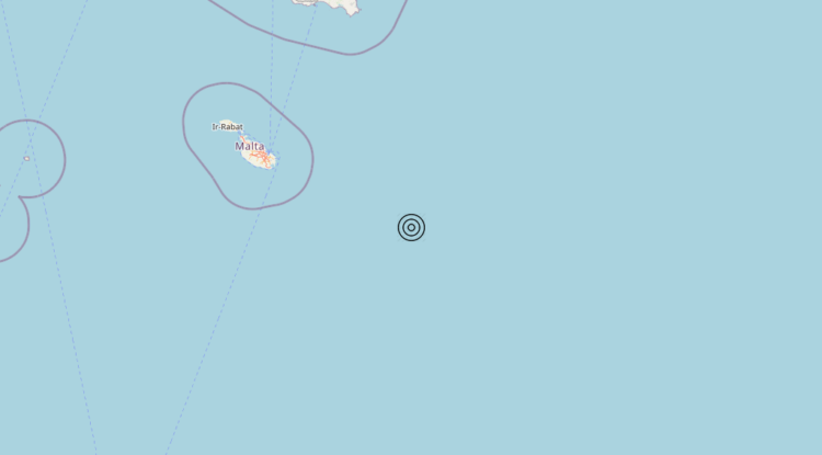 Terremoto Malta [Sea] – Magnitudo 3.3