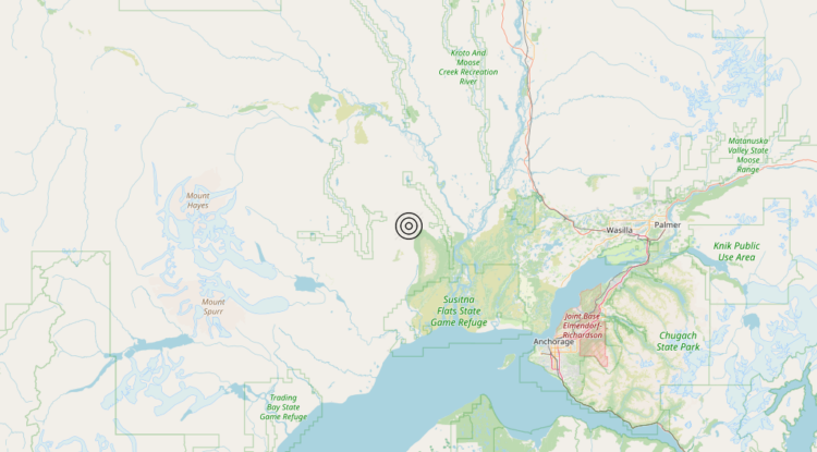 Terremoto Southern Alaska, United States [Land: United States] – Magnitudo 5.9