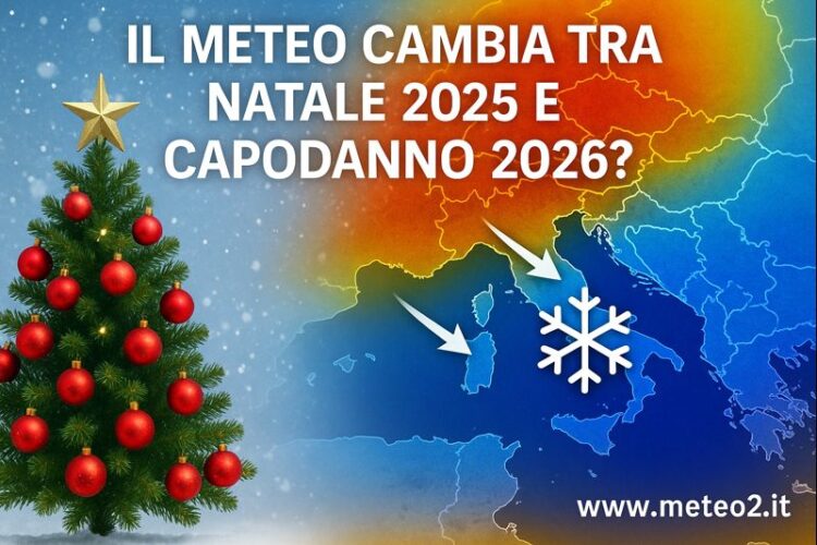 Meteo Natale e Capodanno: probabile evoluzione con freddo in arrivo?