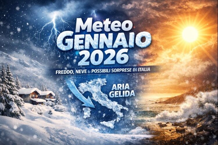 Meteo gennaio 2026: tendenza, freddo, neve e possibili scenari in Italia