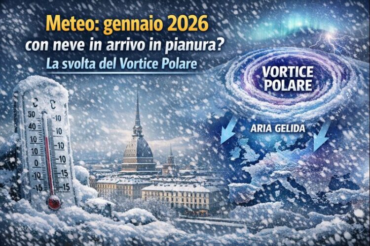 Meteo: gennaio 2026 con neve in arrivo in pianura? La proiezione aggiornata