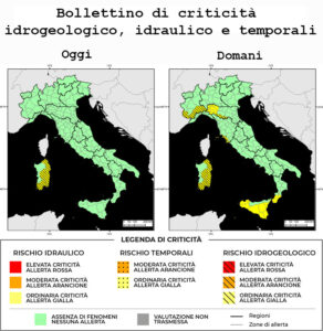 Bollettino di allerta meteo del 15/12/2025