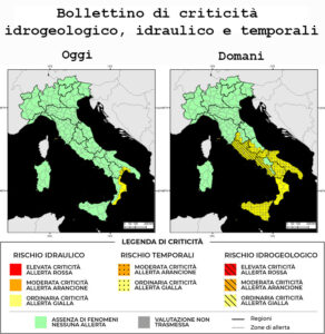 Bollettino di allerta meteo del 22/12/2025