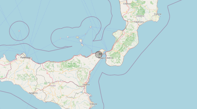 Terremoto 7 km N Itala (ME) – Magnitudo 3.6