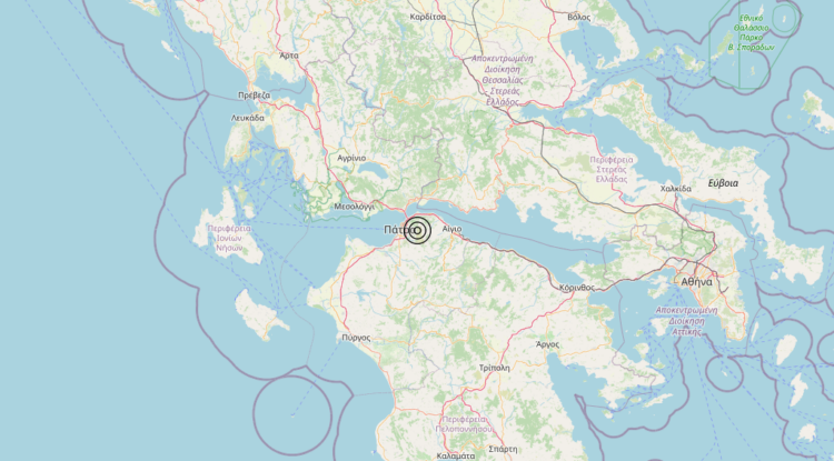 Terremoto Greece – Magnitudo 4.9