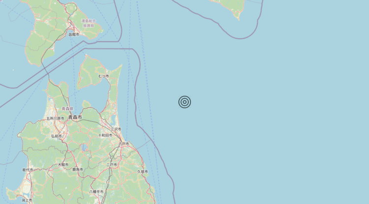 Terremoto Near east coast of eastern Honshu, Japan [Sea: Japan] – Magnitudo 7.4