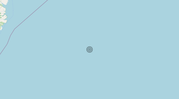 Terremoto Off east coast of Kamchatka Peninsula, Russia [Sea: Russia] – Magnitudo 5.8