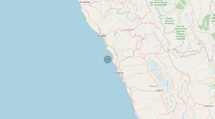 Terremoto Peru (Peruvian point of view) [Sea] – Magnitudo 6.1