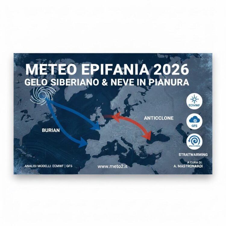 Previsioni Meteo Epifania 2026: il Gelo Siberiano punta l’Italia? La tendenza shock