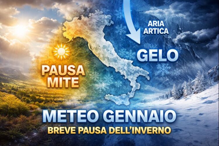 Meteo gennaio: breve pausa dell’inverno. Ecco quando torna il gelo Meteo gennaio: breve pausa dell’inverno. Ecco quando torna il gelo