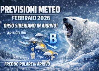 Meteo Febbraio 2026: rischio gelo siberiano e proiezioni neve in Italia