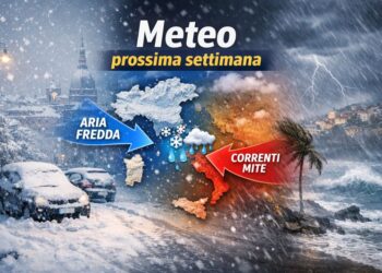 Meteo prossima settimana: neve a tratti in pianura non ovunque