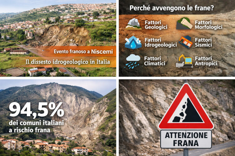 Le frane: cosa sono, perché avvengono e perché riguardano tutti noi