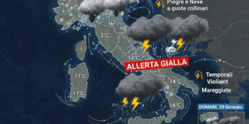 Meteo giornale: previsioni shock per oggi 28 e domani 29 gennaio Meteo giornale: previsioni shock per oggi 28 e domani 29 gennaio