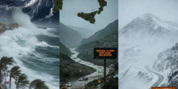 Ciclone Harry: scatta l’allerta meteo rossa oggi. Nubifragi, maltempo e metri di neve. Sicilia, Sardegna e Calabria a rischio elevatissimo Ciclone Harry: scatta l’allerta meteo rossa oggi. Nubifragi, maltempo e metri di neve. Sicilia, Sardegna e Calabria a rischio elevatissimo