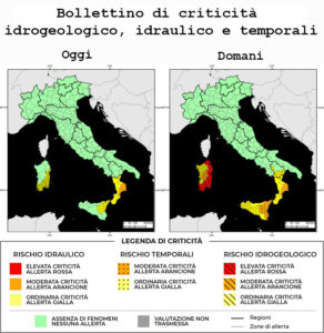 Bollettino di allerta meteo del 18/01/2026