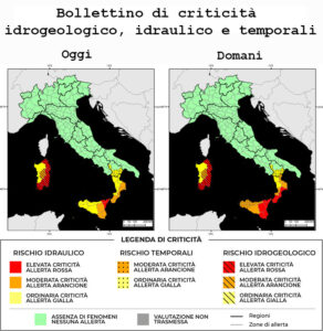 Bollettino di allerta meteo del 19/01/2026