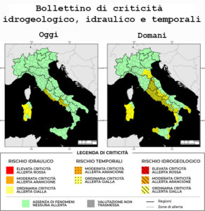 Bollettino di allerta meteo del 24/01/2026
