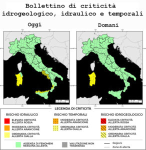 Bollettino di allerta meteo del 26/01/2026
