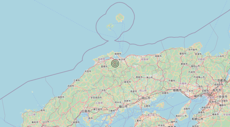 Terremoto Western Honshu, Japan [Land: Japan] – Magnitudo 5.6