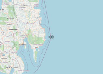 Terremoto Philippines [Sea] – Magnitudo 6.5