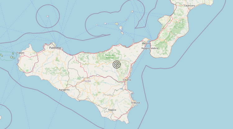 Terremoto 6 km S Bronte (CT) – Magnitudo 3.3