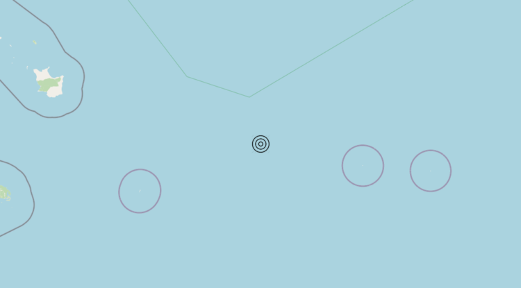 Terremoto New Caledonia [Sea] – Magnitudo 6.1
