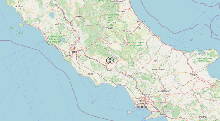 Terremoto 3 km SE Veroli (FR) – Magnitudo 3.3 Terremoto 3 km SE Veroli (FR) – Magnitudo 3.3