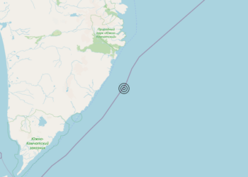 Terremoto Near east coast of Kamchatka Peninsula, Russia [Sea: Russia] – Magnitudo 6.3
