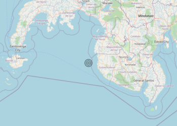 Terremoto Philippines [Sea] – Magnitudo 6.1